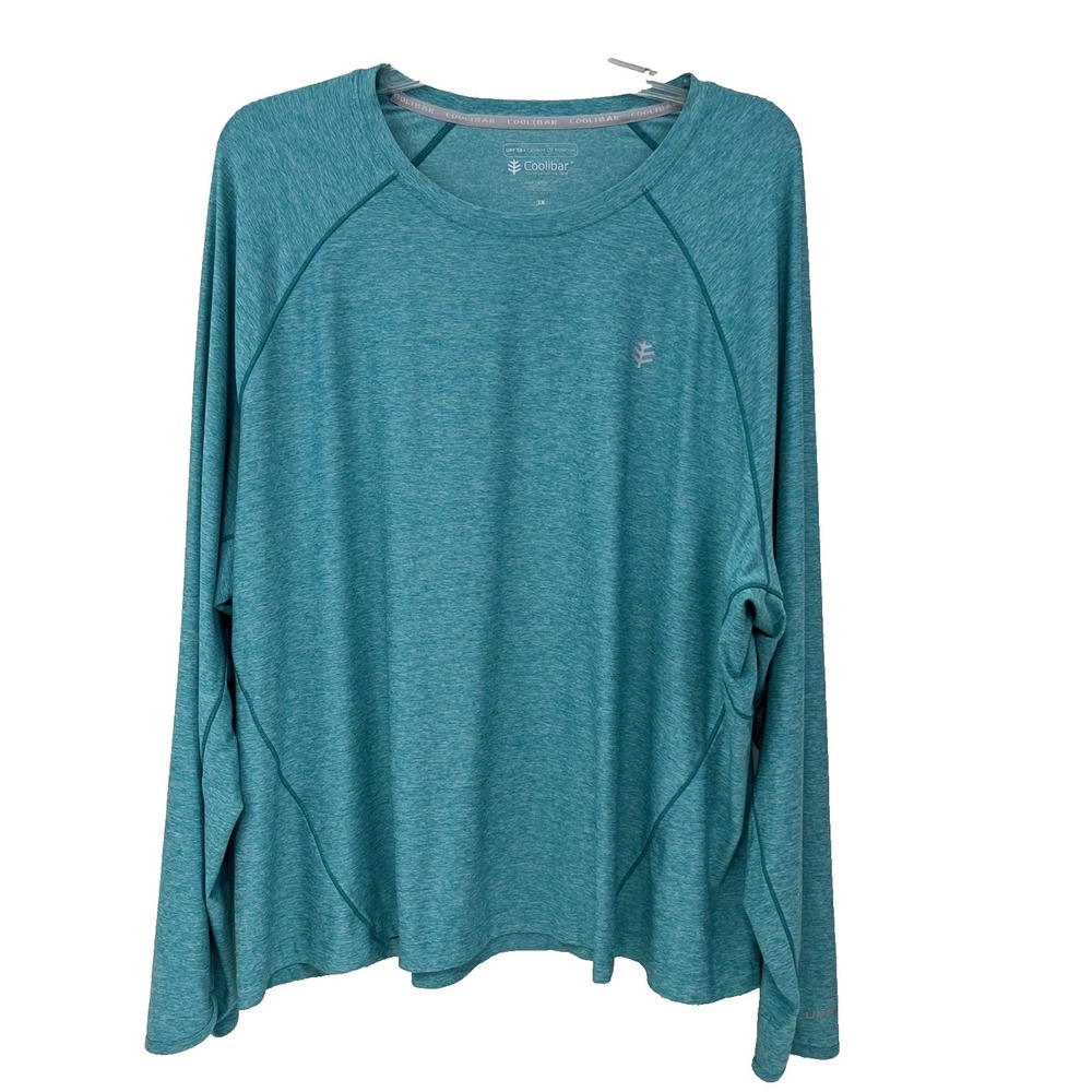 Coolibar Women's Devi Long Sleeve Fitness Tee Size 3X UPF 50+ Sun Protection